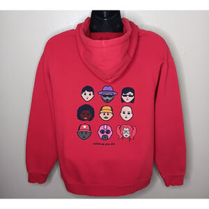 NBA 2K Gaming Official Swag Adult Medium Hoodie Sweatshirt Red Gamer Baggy Hvwt